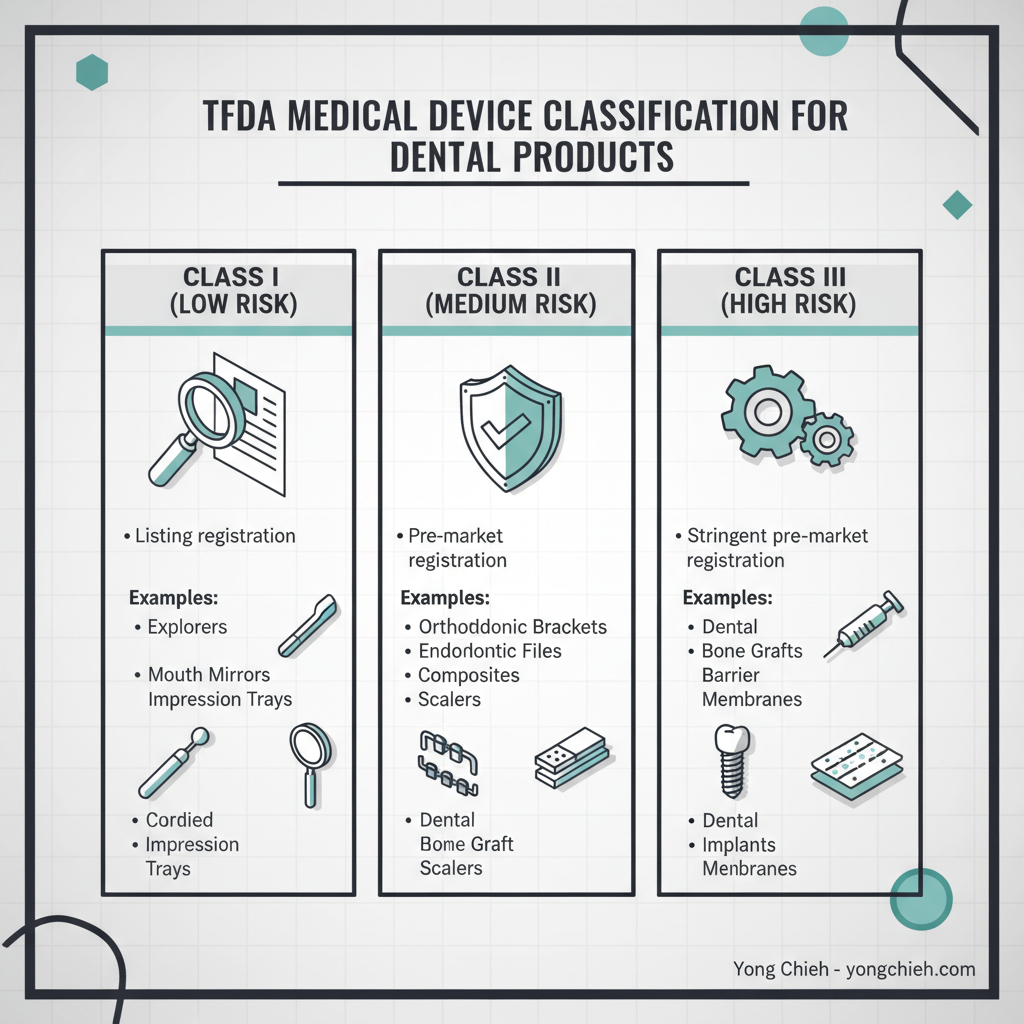 TFDA Medical Device Classification for Dental Products