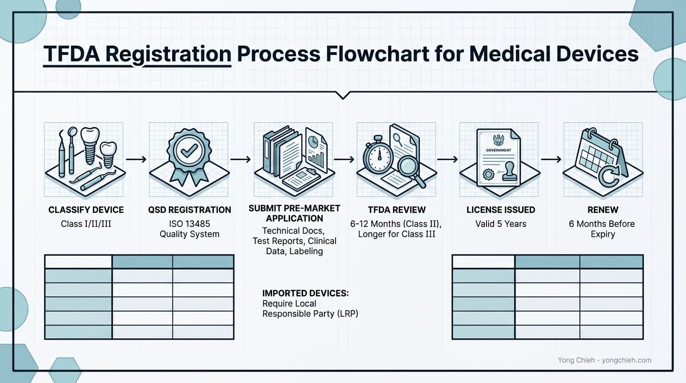 TFDA Registration Process Flowchart